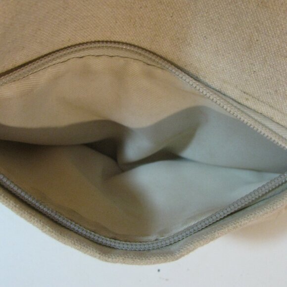 A New Day Backpack Purse Tan Oatmeal Black Faux Leather Straps Cute Pockets - Picture 8 of 9